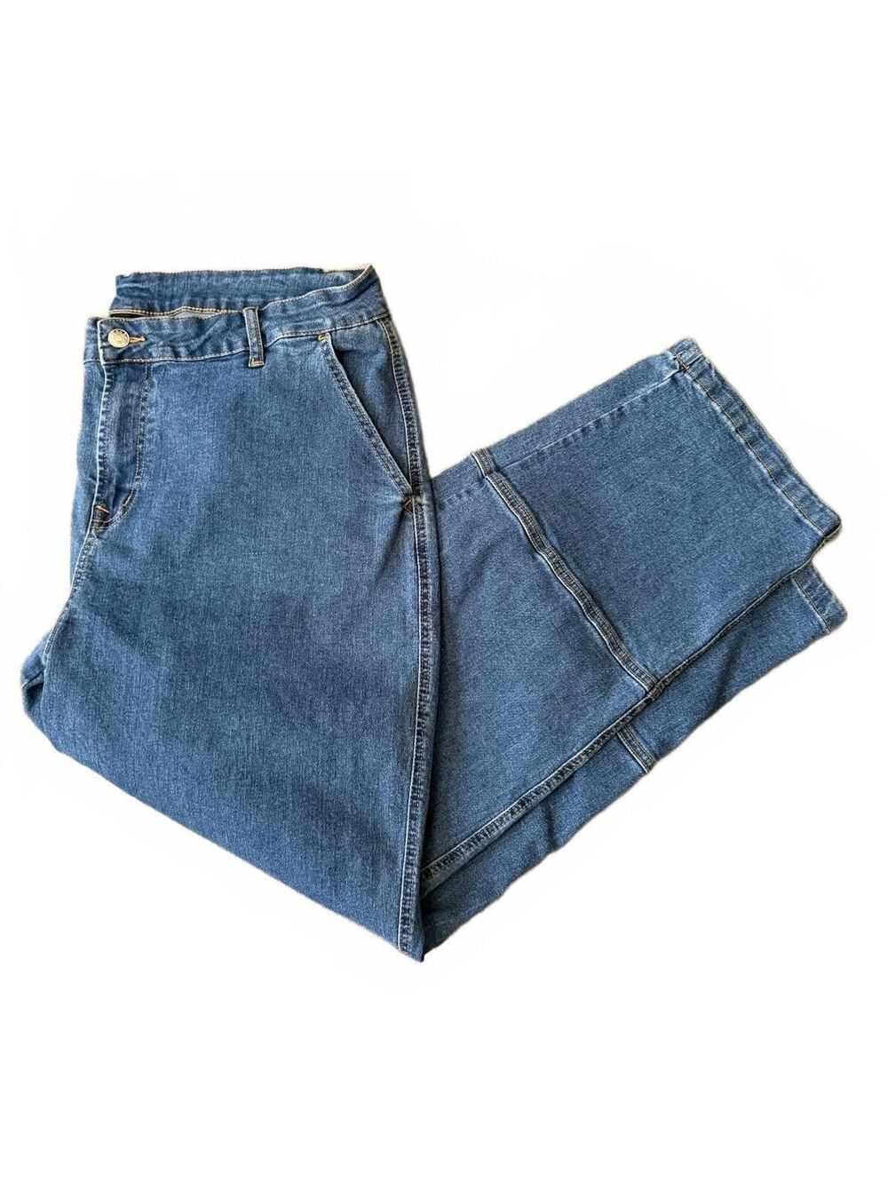 Evaless Women's Denim Jeans Size 18 Streetwear Urban City Chic Unique Casual